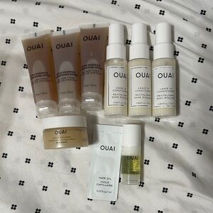 OUAI Hair Care Collection with pouch